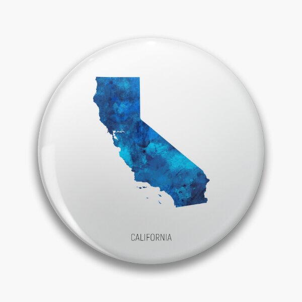 Item preview, California Watercolor Map designed and sold by ArtPrints.