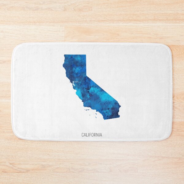 Item preview, California Watercolor Map designed and sold by ArtPrints.