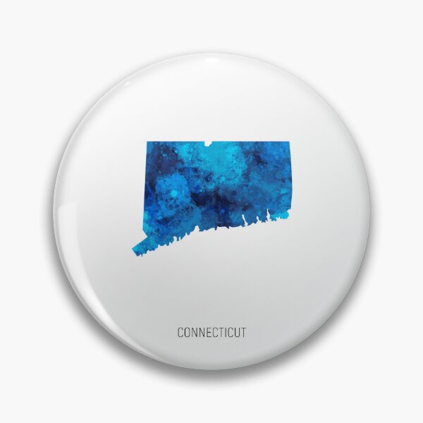 Item preview, Connecticut Watercolor Map designed and sold by ArtPrints.