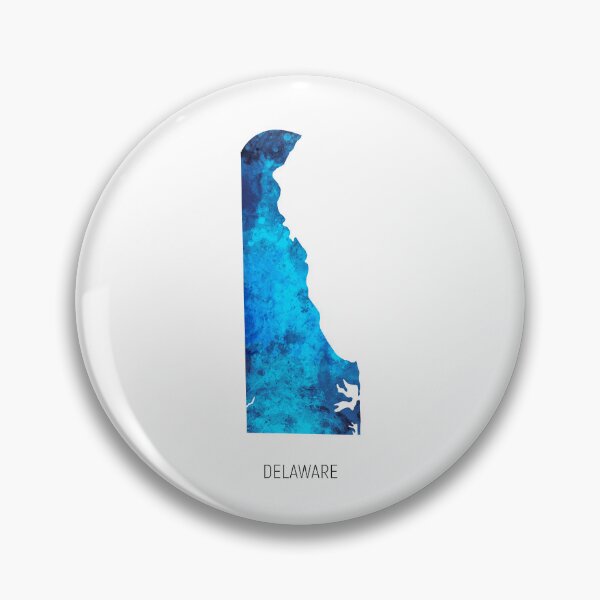 Item preview, Delaware Watercolor Map designed and sold by ArtPrints.