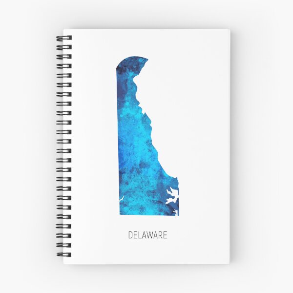 Item preview, Delaware Watercolor Map designed and sold by ArtPrints.