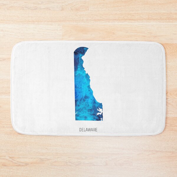 Item preview, Delaware Watercolor Map designed and sold by ArtPrints.
