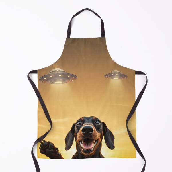 Item preview, Wiener Dog Dachshund Selfie Phone Photo Funny Ufo Sighting designed and sold by d247.