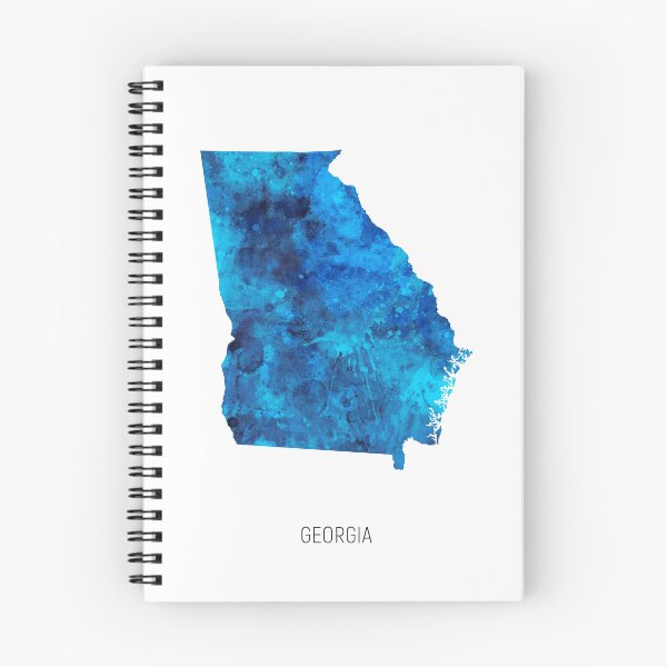 Item preview, Georgia Watercolor Map designed and sold by ArtPrints.