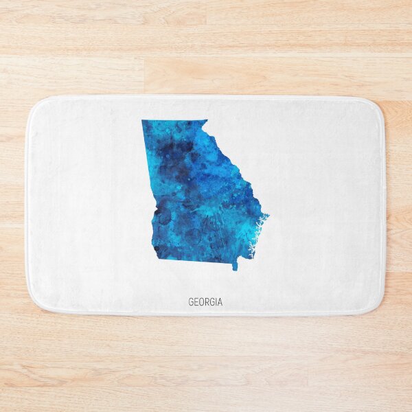 Item preview, Georgia Watercolor Map designed and sold by ArtPrints.