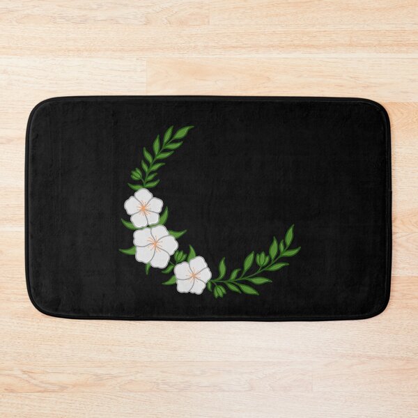 Item preview, Beautiful Crescent of White Flowers designed and sold by AroAxel.