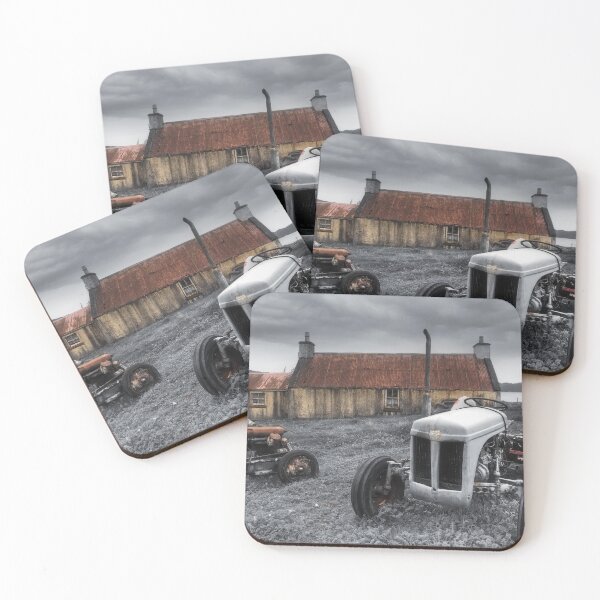 Item preview, Tractor and Abandoned Dwelling, Golden Road Isle of Harris. designed and sold by PhotosEcosse.
