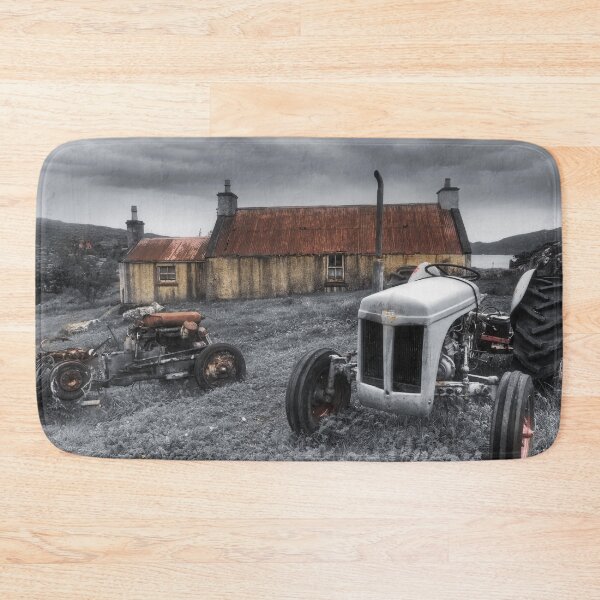 Item preview, Tractor and Abandoned Dwelling, Golden Road Isle of Harris. designed and sold by PhotosEcosse.