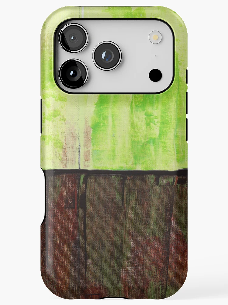 Thumbnail 1 of 4, iPhone Case, Green Abstract Design By Rafi Perez designed and sold by Rafiwashere.