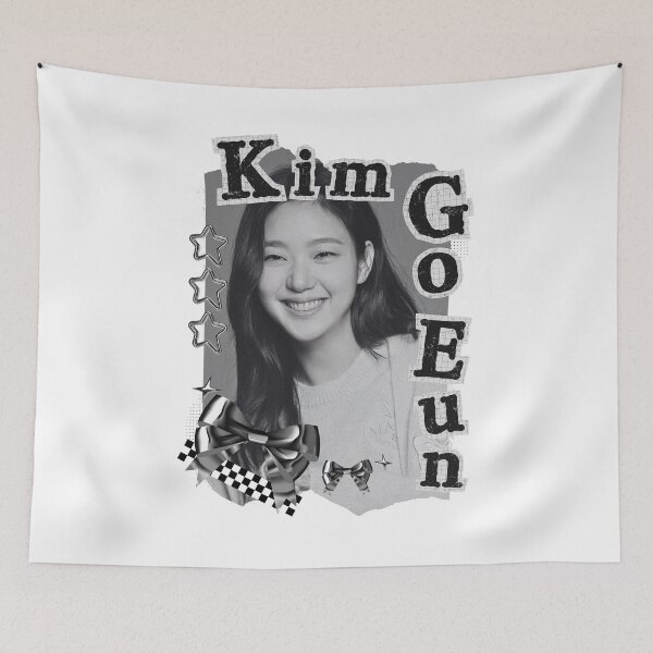 Item preview, Kim Go-eun Korean Actress Black and White Collage Design designed and sold by AJUNICE STUDIO.