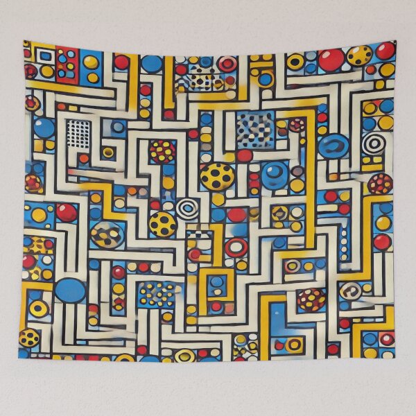 Item preview, Endless Dotted Maze Reloaded Premium Trendy Best Gift designed and sold by Imaginarium of Chaos falcon88 .