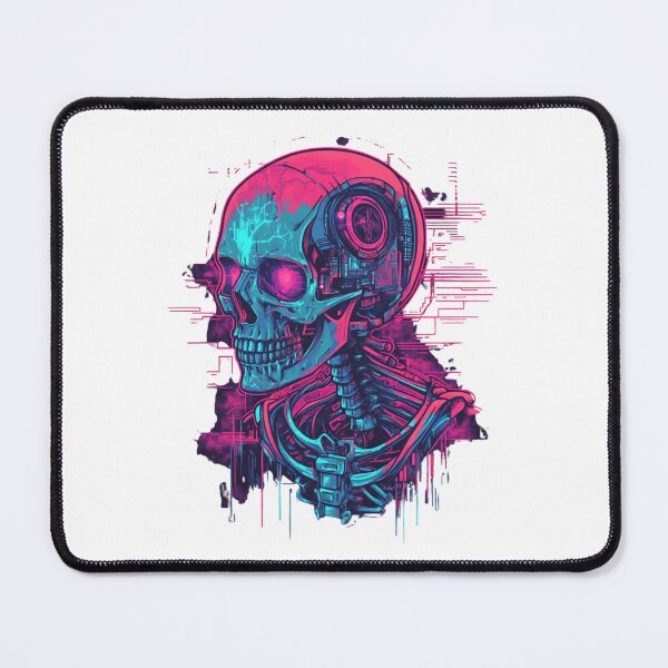 Item preview, Futuristic Skull designed and sold by NicolasGlowArt.