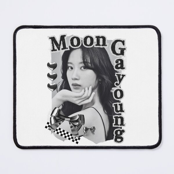 Item preview, Moon Ga young Korean Actress Black and White Collage Design designed and sold by AJUNICE STUDIO.