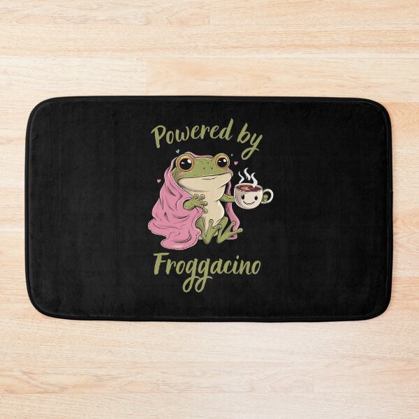 Item preview, Original Frog, Powered by Froggacino, funny gift for frog and coffe lovers designed and sold by FelkMariShop.