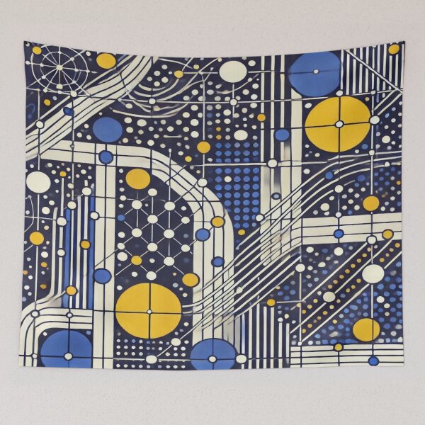 Item preview, Cosmic Grid Fusion Reloaded Premium Trendy Best Gift designed and sold by Imaginarium of Chaos falcon88 .