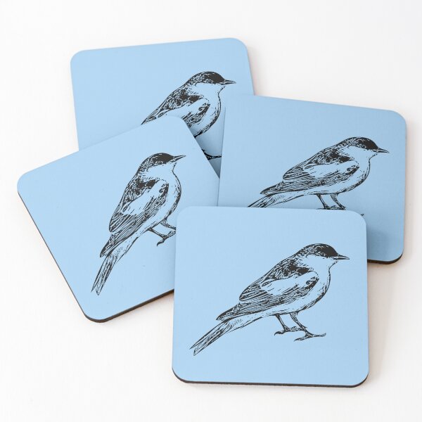 Item preview, White-winged Triller Black Design  designed and sold by designsasstultd.