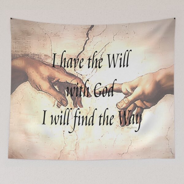 Item preview, The Will With God The Way designed and sold by LitanyLane.