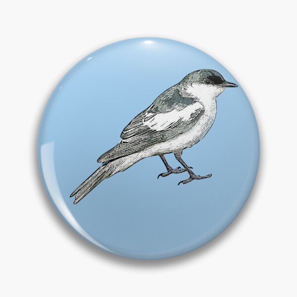 Item preview, White-winged Triller Black Alternate Design  designed and sold by designsasstultd.