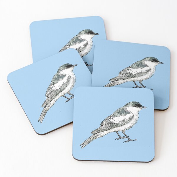 Item preview, White-winged Triller Black Alternate Design  designed and sold by designsasstultd.