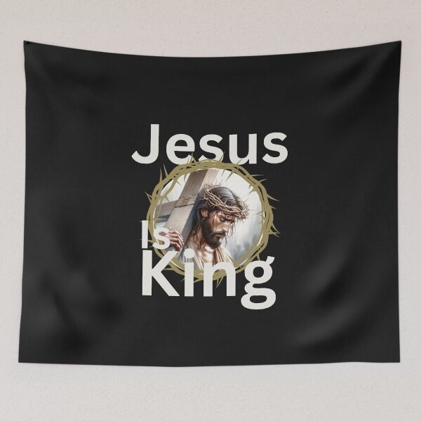 Item preview, Jesus is King designed and sold by Diseno-Devino.