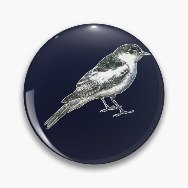 Item preview, White-winged Triller White Alternate Design  designed and sold by designsasstultd.