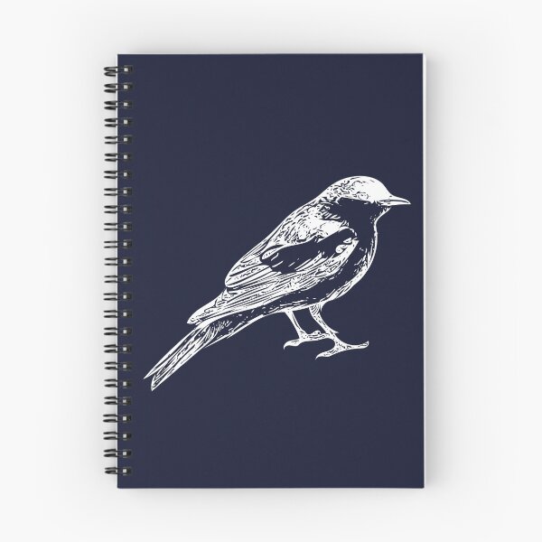 Item preview, White-winged Triller White Design  designed and sold by designsasstultd.