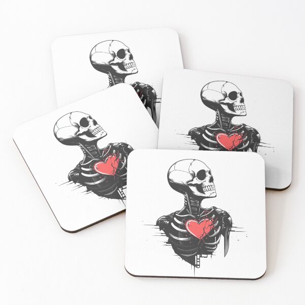 Item preview, Skeleton and Heart designed and sold by NicolasGlowArt.