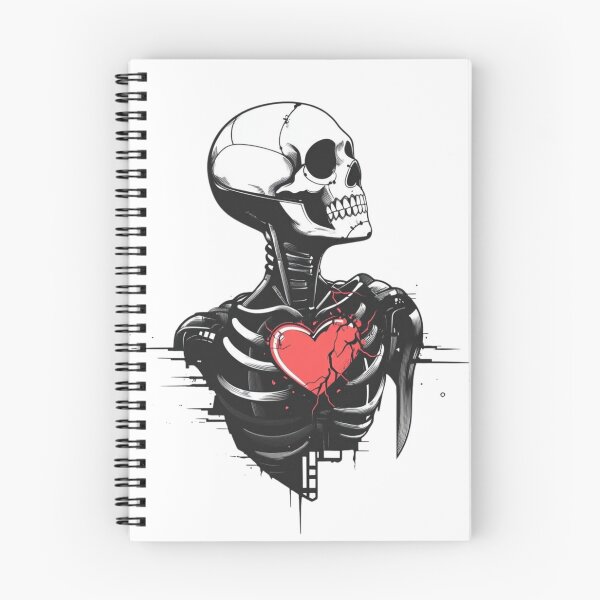 Item preview, Skeleton and Heart designed and sold by NicolasGlowArt.