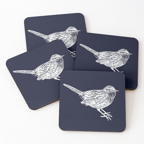 Item preview, Little Grassbird White Design  designed and sold by designsasstultd.