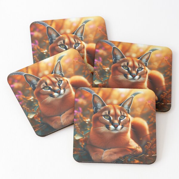 Item preview, Caracal Cat Close Up Portrait designed and sold by CattyCornerPOD.