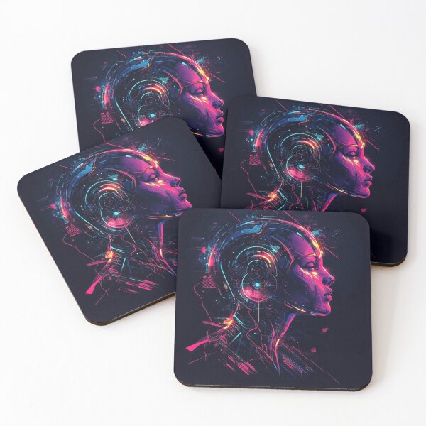 Item preview, Futuristic Woman designed and sold by NicolasGlowArt.