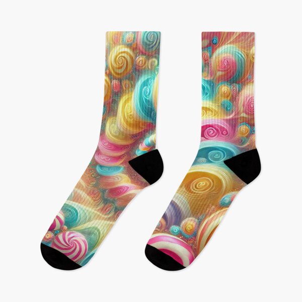 Item preview, Colorful Candy Swirl Fractal Art Design designed and sold by Desireehaz.