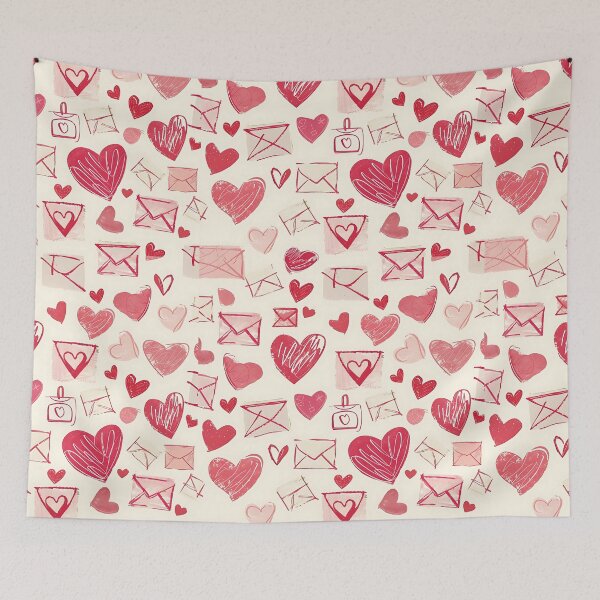 Item preview, Elegant Hearts: Timeless Valentine’s Day Patterns designed and sold by CleanDecor.