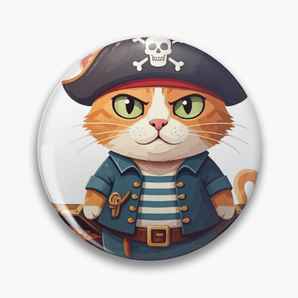 Item preview, Pirate cat and treasure designed and sold by Elite Prints .