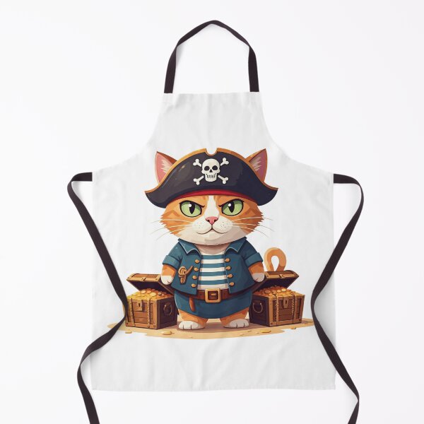 Item preview, Pirate cat and treasure designed and sold by Elite Prints .