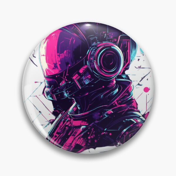 Item preview, Cyberpunk Astro Man  designed and sold by NicolasGlowArt.