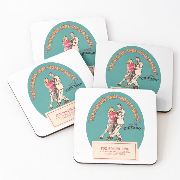 Item preview, Fox Roller Rink Green Bay Wisconsin Roller Skating Rink Sticker Decal Label designed and sold by tislord.