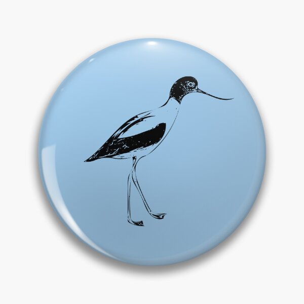 Item preview, Red-necked Avocet Black Design  designed and sold by designsasstultd.