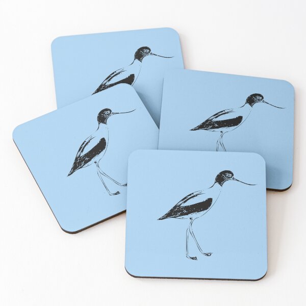 Item preview, Red-necked Avocet Black Design  designed and sold by designsasstultd.