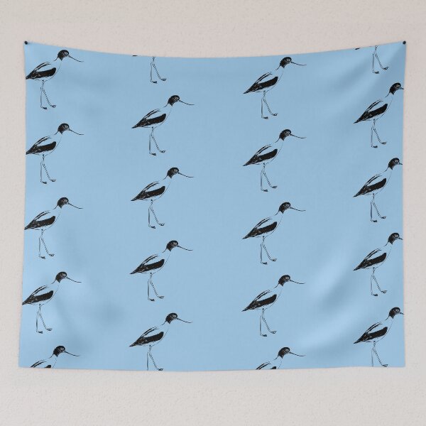 Item preview, Red-necked Avocet Black Design  designed and sold by designsasstultd.