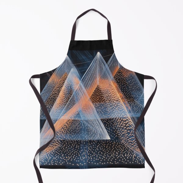 Item preview, Futuristic Illuminated Geometric Pyramid Art designed and sold by Desireehaz.