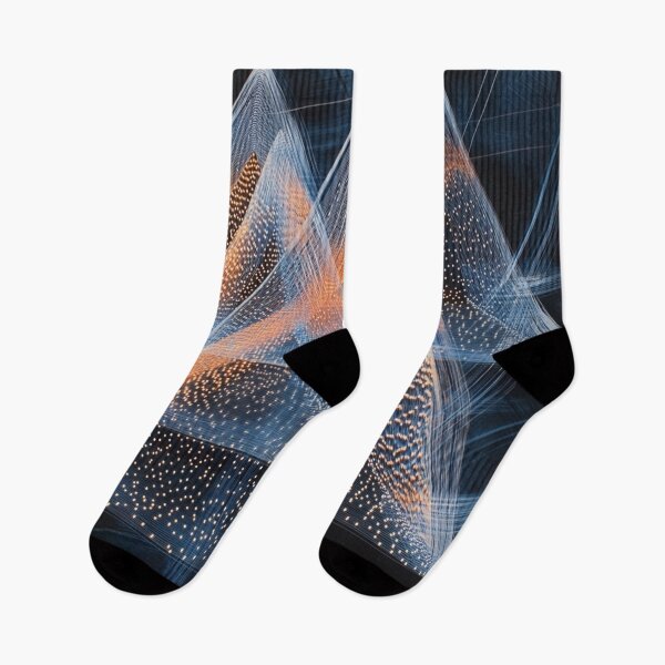 Item preview, Futuristic Illuminated Geometric Pyramid Art designed and sold by Desireehaz.