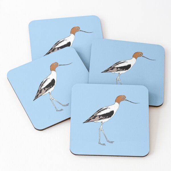 Item preview, Red-necked Avocet Black Alternate  Design  designed and sold by designsasstultd.
