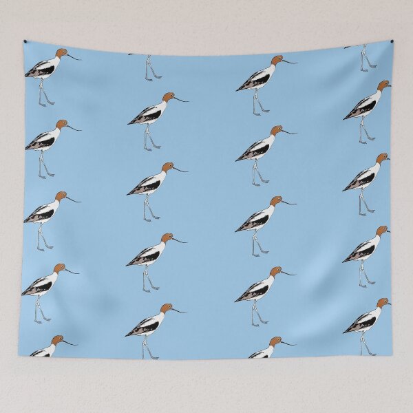 Item preview, Red-necked Avocet Black Alternate  Design  designed and sold by designsasstultd.