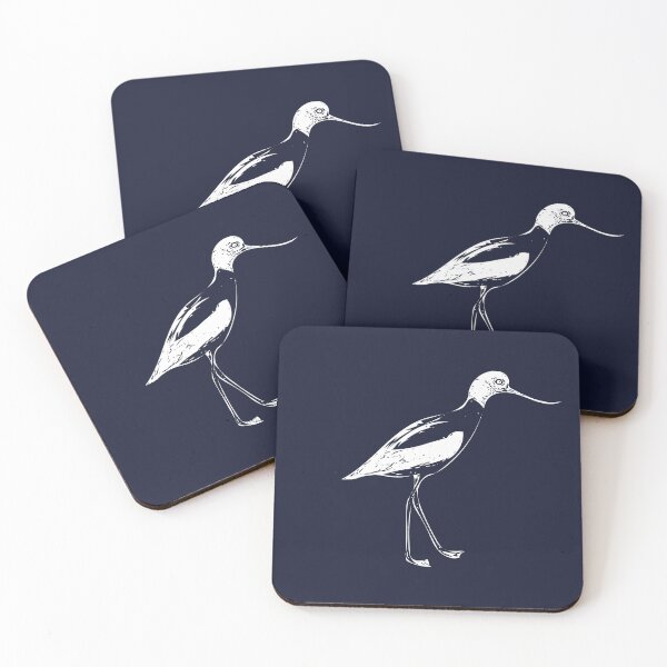 Item preview, Red-necked Avocet White Design  designed and sold by designsasstultd.