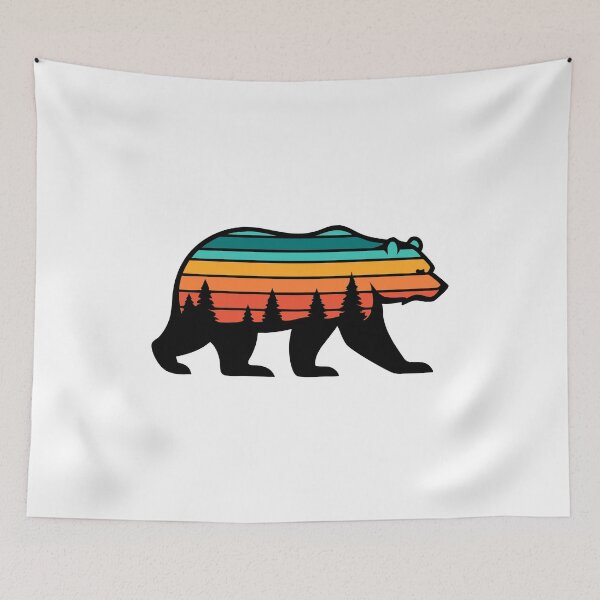 Artikelvorschau, Mountain Bear: Wild Nature in Rustic Style entworfen und verkauft von Timegraf.