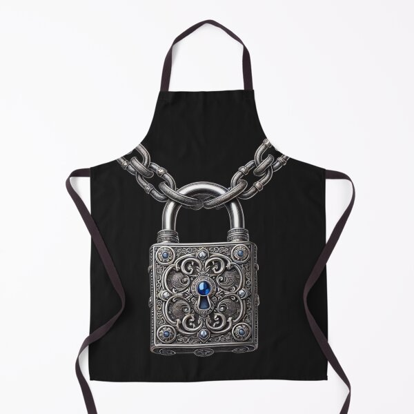 Item preview, Ornate Lock Pendant Necklace - Intricate Jewelry Design designed and sold by Desireehaz.