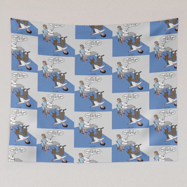 Item preview, Glaucoma Machine Malfunction designed and sold by Out to Lunch Cartoons and More.