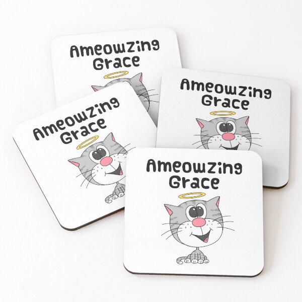 Item preview, Cat Ameowzing Grace, Christian Musician Church Funny designed and sold by doodlerob.