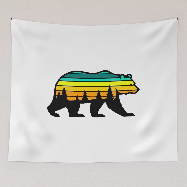 Artikelvorschau, Mountain Bear: Wild Nature in Rustic Style entworfen und verkauft von Timegraf.